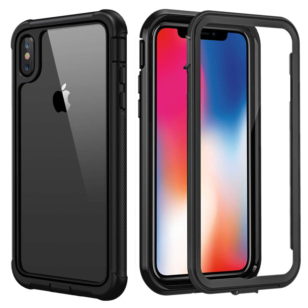 For Apple iPhone XS Max / XR SupRShield Carbon Fiber Shockproof Heavy Duty Rugged Case Cover