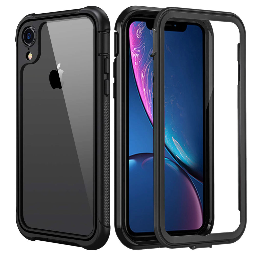 For Apple iPhone XS Max / XR SupRShield Carbon Fiber Shockproof Heavy Duty Rugged Case Cover