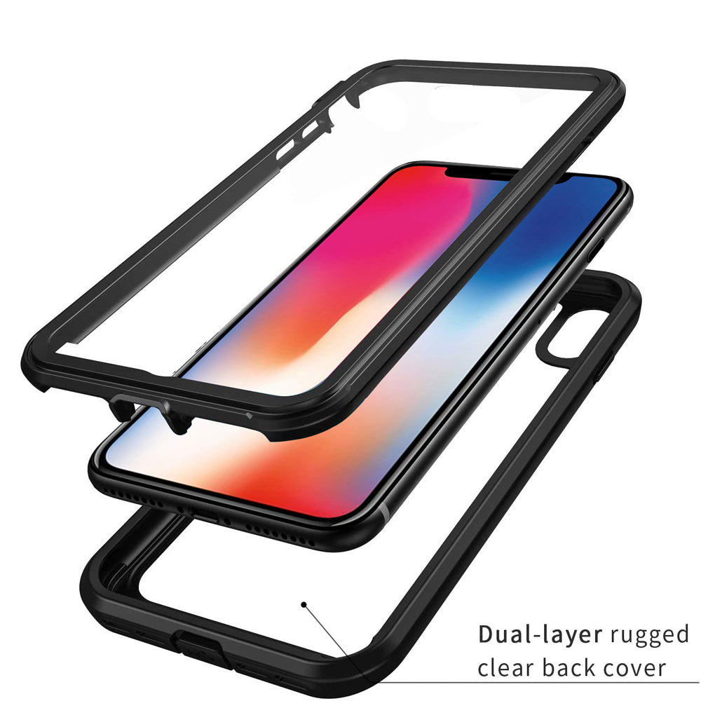 For Apple iPhone XS Max / XR SupRShield Carbon Fiber Shockproof Heavy Duty Rugged Case Cover
