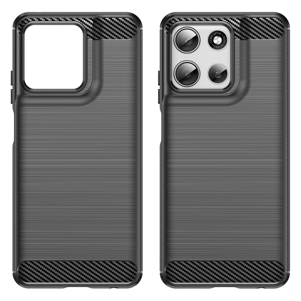 For Motorola Moto G56 5G SupRShield Case Shockproof Heavy Duty Rugged Anti Knock Back Cover (Black)