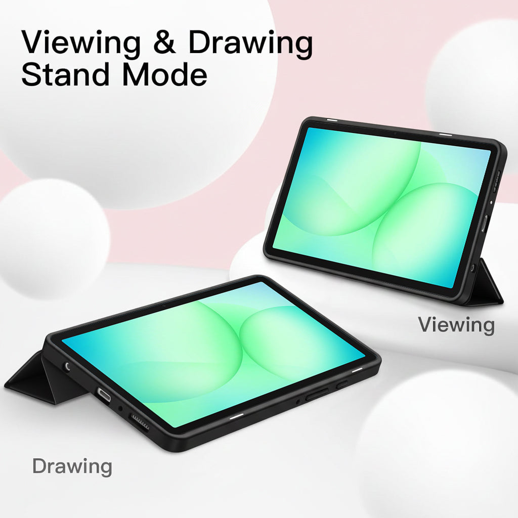 For Samsung Galaxy Tab A11 /Tab A11+ Plus Folio Smart Leather Magnetic Stand Case Cover