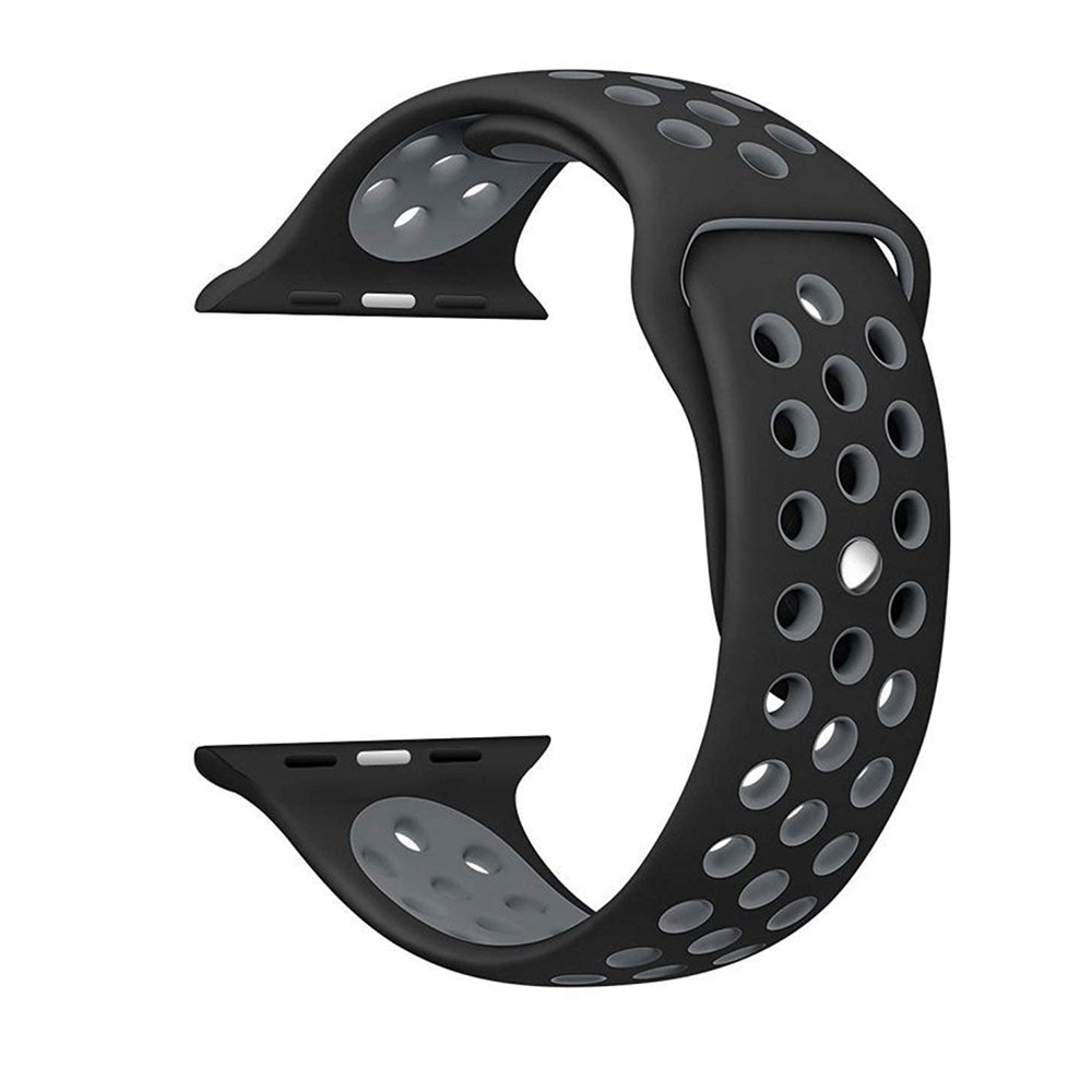 Nike Style Silicon Wristband For Apple Watch Series 10/9 /8 /7 /Ultra 2 Strap Loop 41 /45 /49mm