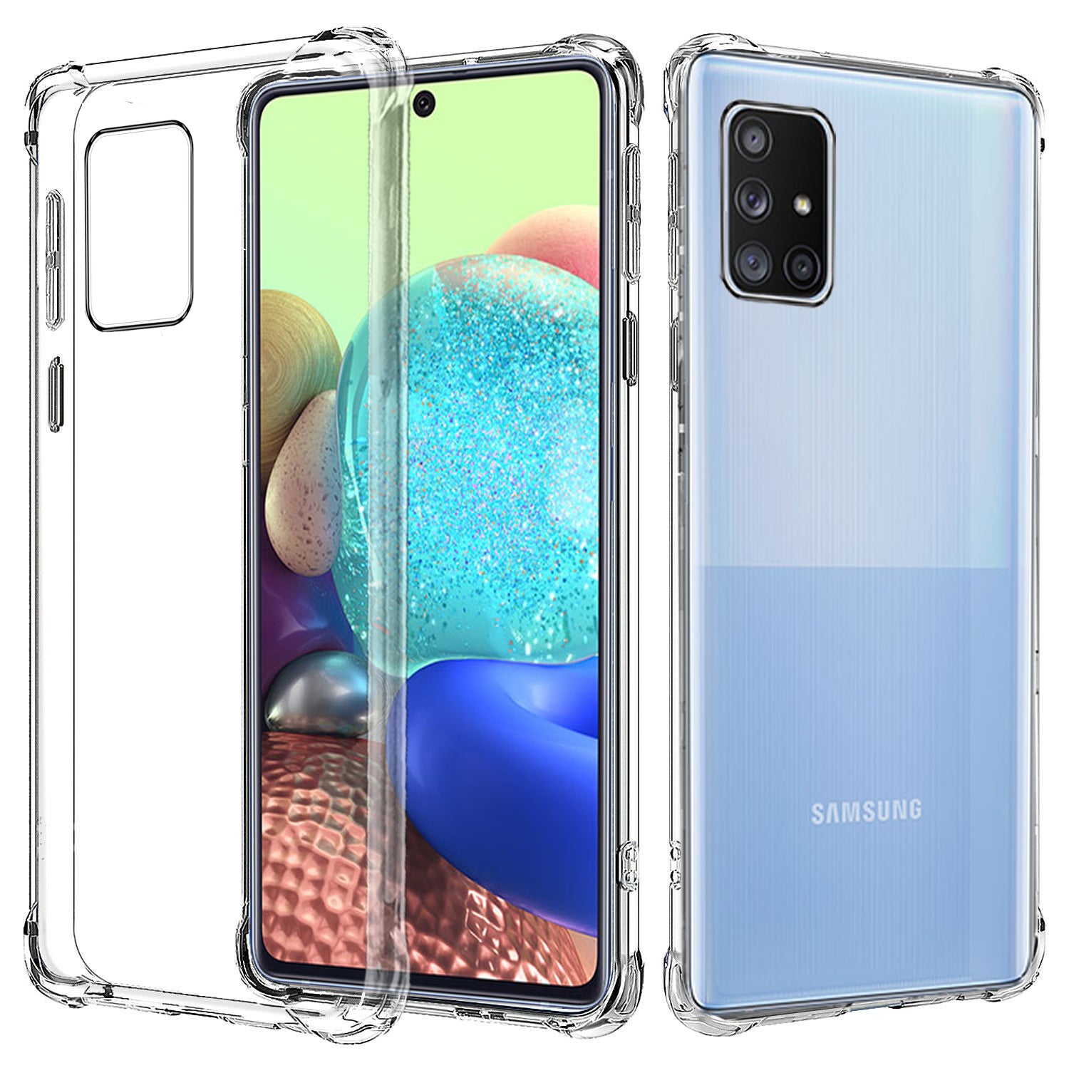 For Samsung Galaxy A11 SupRShield Clear Case Shockproof Tough Transparent Anti knock  Heavy Duty Cover