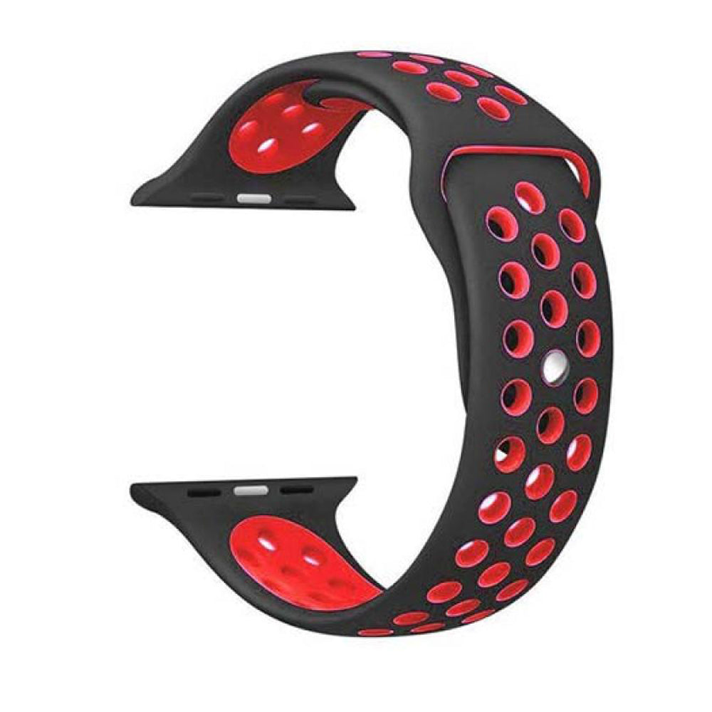 Nike Style Silicon Wristband For Apple Watch Series 10/9 /8 /7 /Ultra 2 Strap Loop 41 /45 /49mm