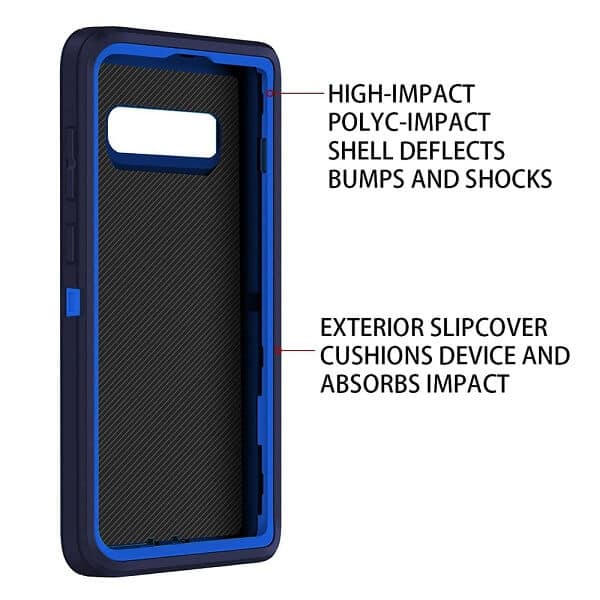 For Samsung Galaxy S10+ /S10 Plus | S10 | S10E Case Drop Resistant Defender Tradies Heavy Duty Rugged Shockproof Tough Cover