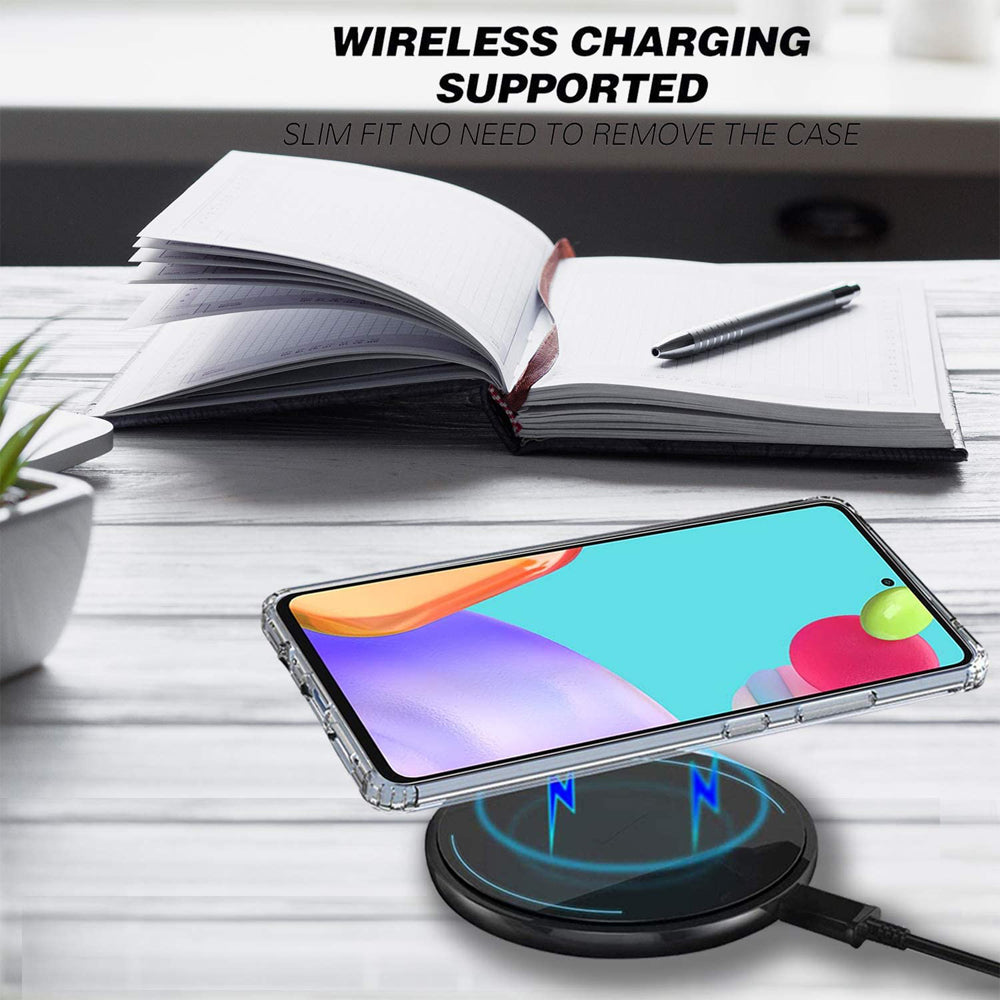 Samsung Galaxy A52s 5G Heavy Duty Case Shockproof Rugged Protective Cover (Black)