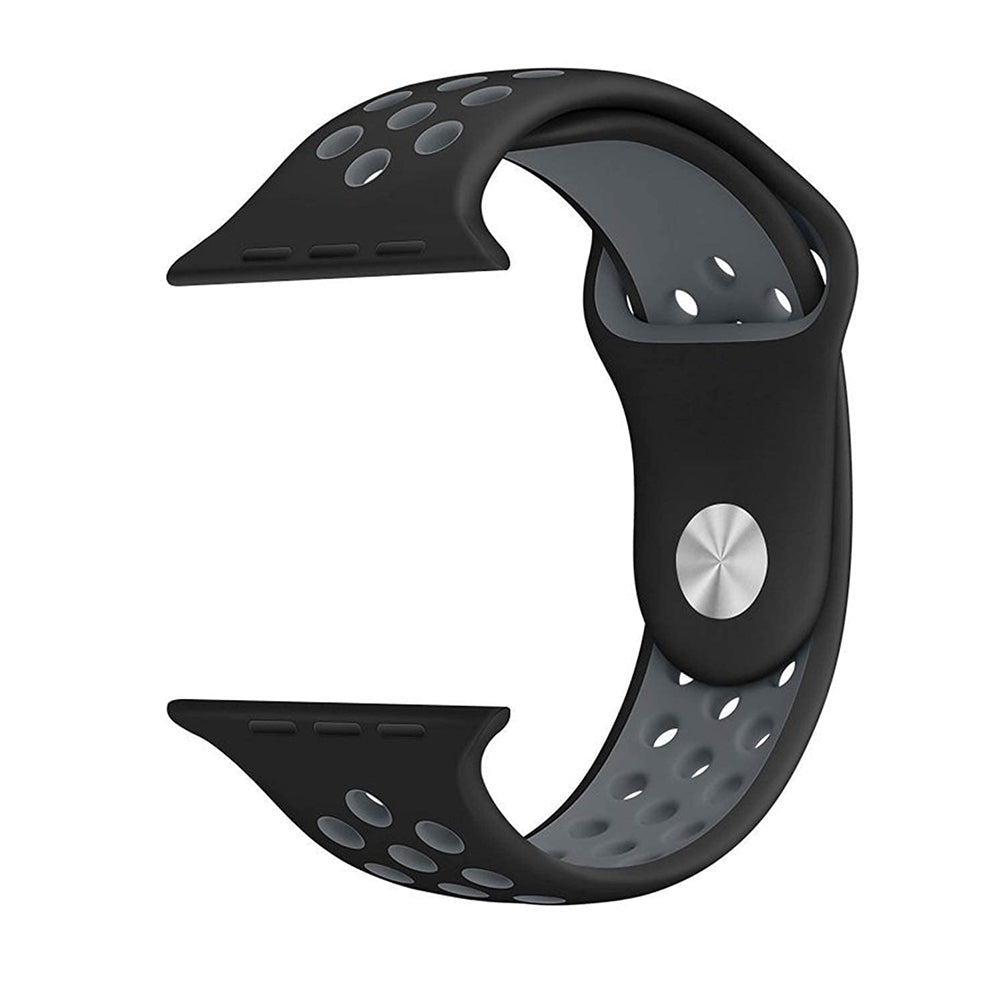 Nike Style Silicon Wristband For Apple Watch Series 10/9 /8 /7 /Ultra 2 Strap Loop 41 /45 /49mm