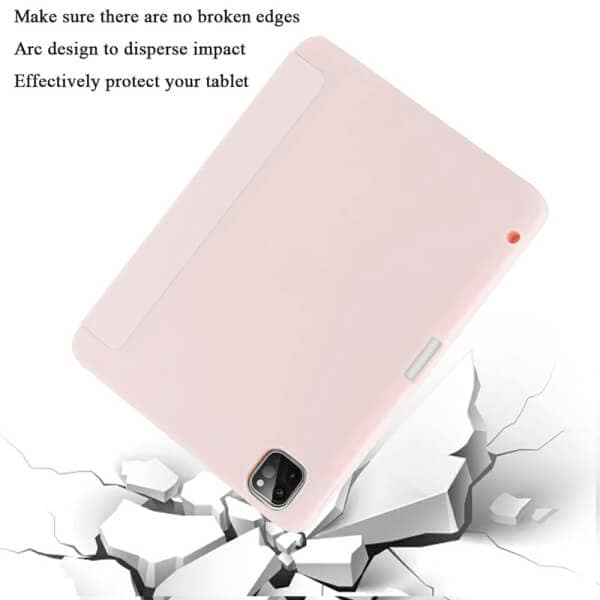 For Apple iPad Pro 11 (2024) Pencil Holder Case, Folio Leather Stand Smart Cover