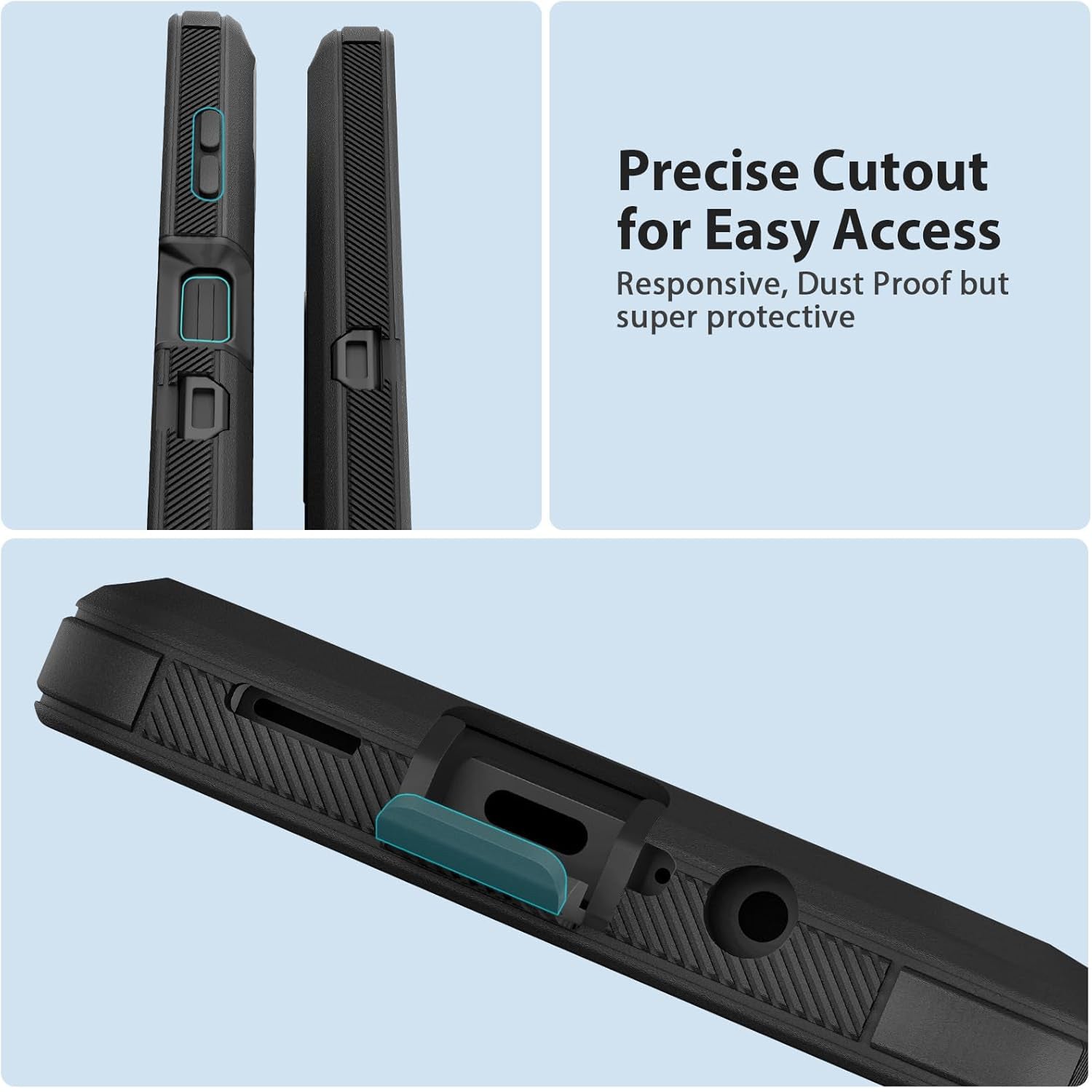For Samsung Galaxy A05S Case Drop Resistant Defender Tradies Heavy Duty Rugged Shockproof Tough Cover