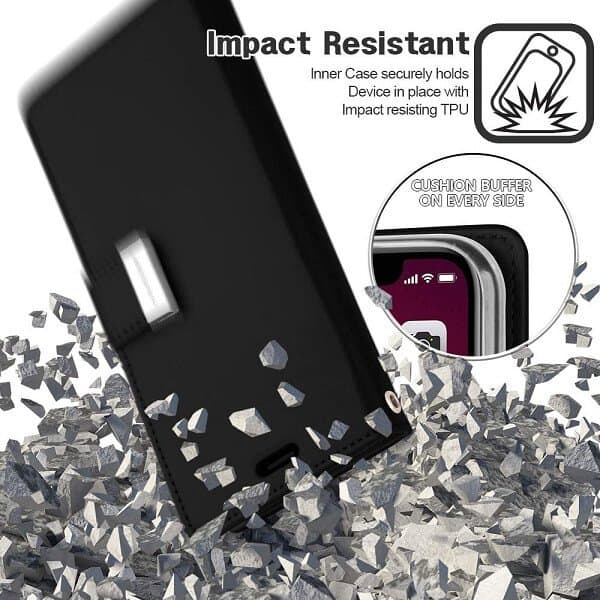 Goospery For Apple iPhone 11 /11 Pro / 11 Pro Max Rich Diary Wallet Flip Case Leather Card Slots Magnetic Cover