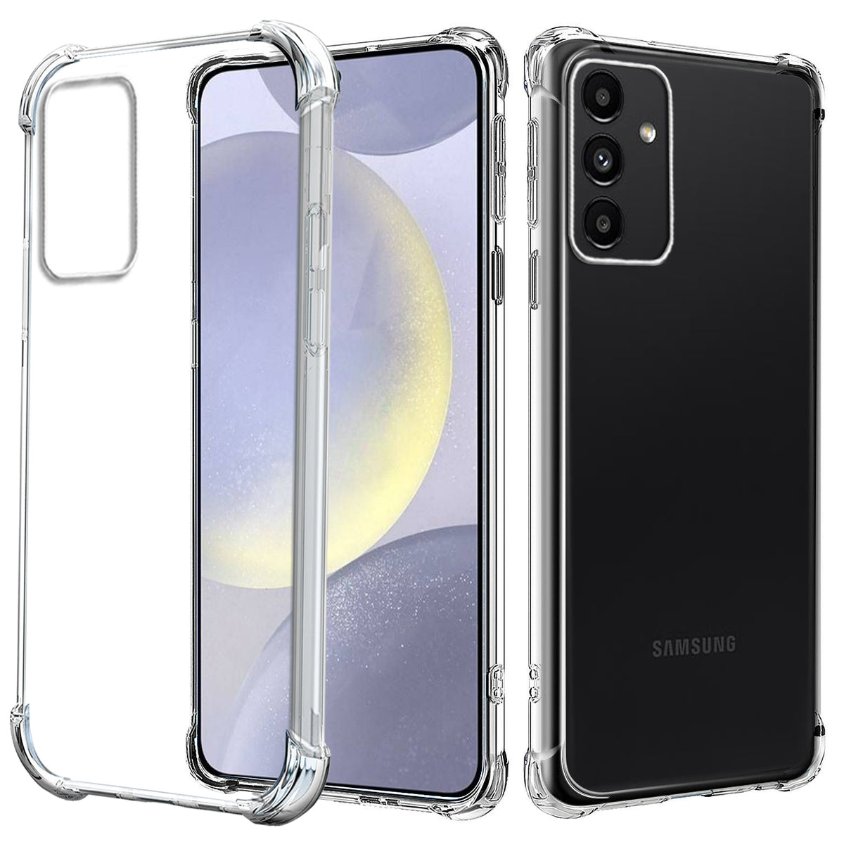 For Samsung Galaxy S24 S25 Ultra Plus FE Edge SupRShield Case Heavy Duty Soft Clear Transparent Cover