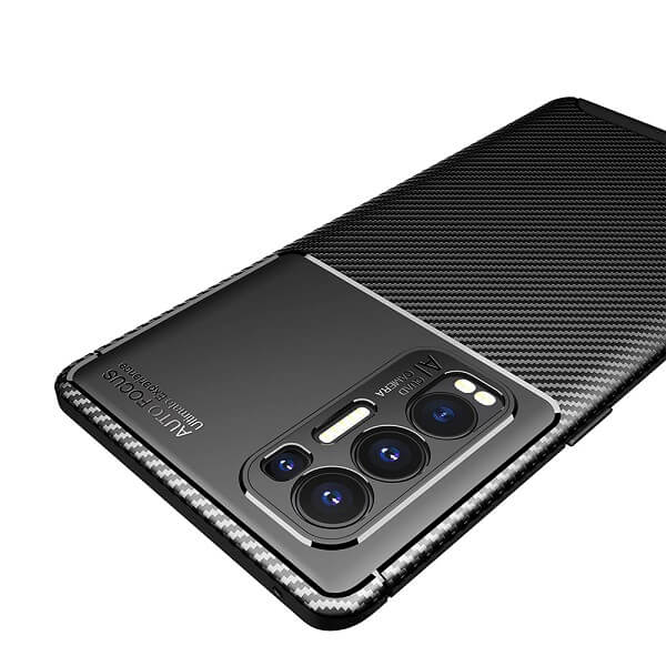 Oppo Find X3 Neo Case Shockproof Heavy Duty Rugged Anti Knock Back Cover (Black)