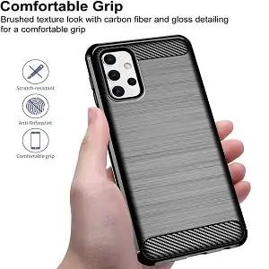 For Samsung Galaxy A32 5G | A32 4G SupRShield Case Shockproof Heavy Duty Rugged Anti Knock Back Cover (Black)