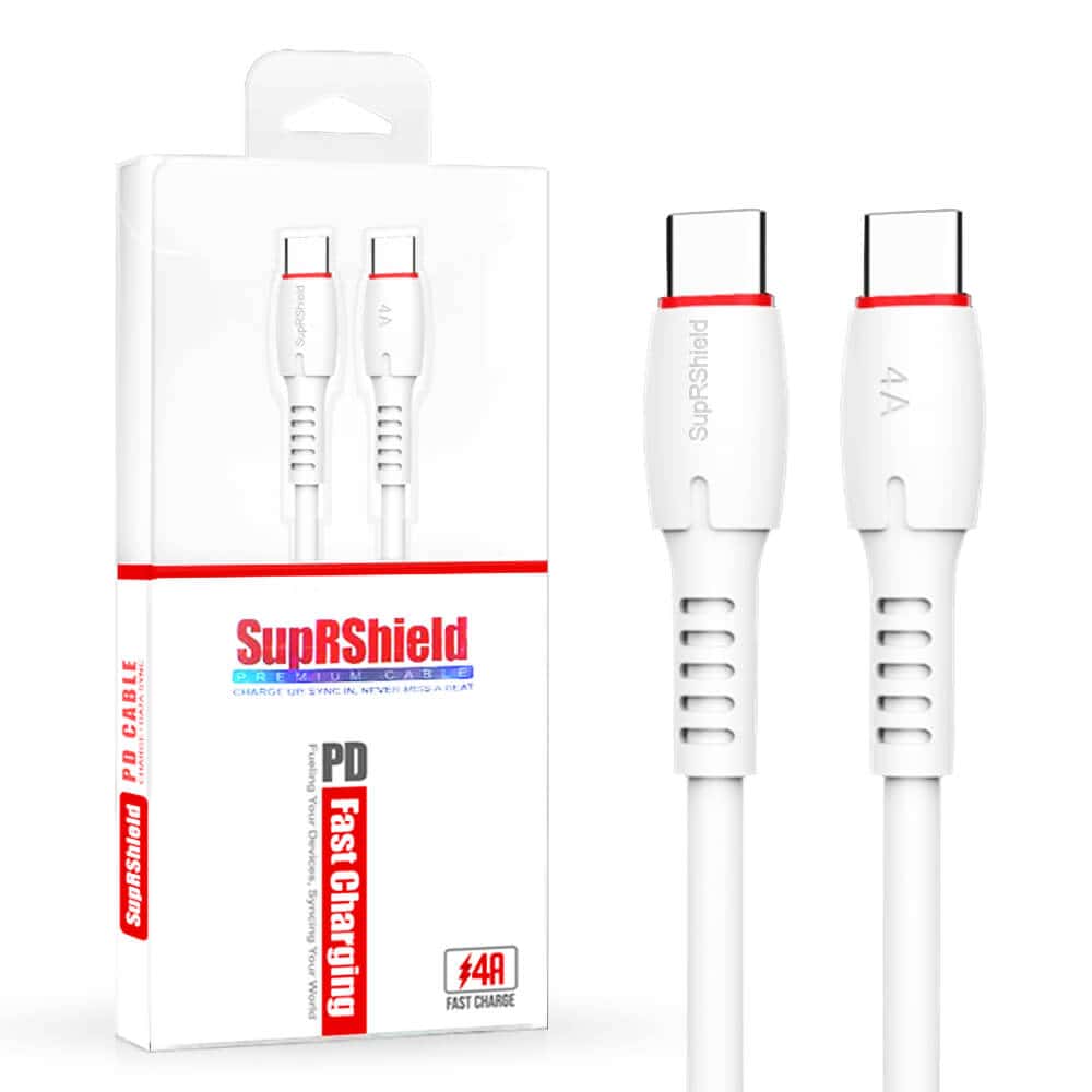 SupRShield PD 60W USB Type C to C Charging Cable