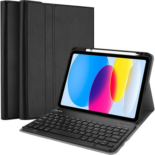 Apple iPad 10th Gen Bluetooth Keyboard Case Cover