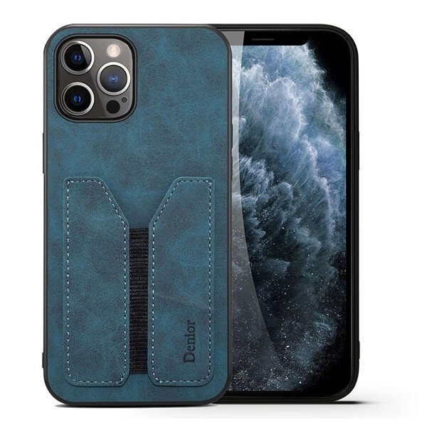 Denior For Apple iPhone 11 /11 Pro / 11 Pro Max Leather Case with Elastic Wallet Card Holder Slot Pocket Cover