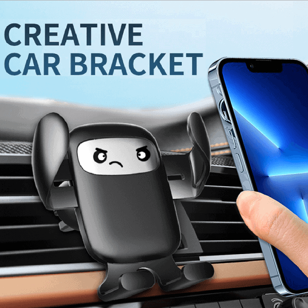 Universal For Up to 6.5 inch Car Cell Phone Holder Clip Gravity Car Mount Bracket Stand For iPhone Samsung Galaxy Nokia Oppo Google Pixel Motorola LG Telstra Optus