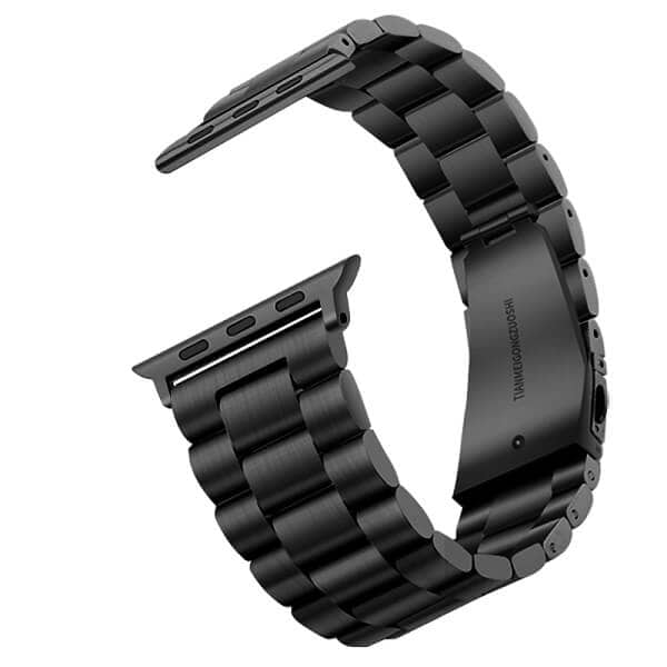 For Apple Watch Series 7 /SE /6 /5 /4 /3 /2 /1 Replacement Wrist Band 38mm 40mm 41mm 42mm 44mm 45mm Stainless Steel Metal iWatch Wristband Loop Strap