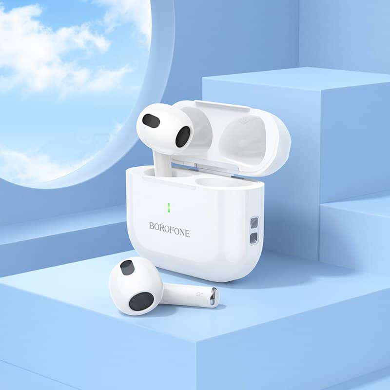 Borofone BW58 TWS True Wireless Headset Bluetooth Headphones With Microphone Touch Control Earbuds Sports Headset Air Pods - Universal Compatibility