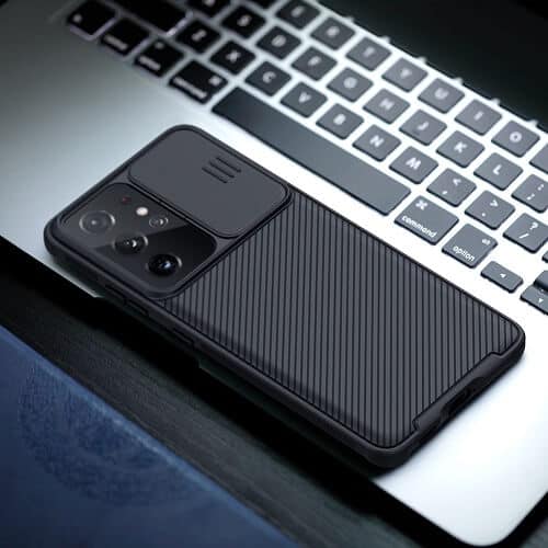 Nillkin Samsung Galaxy S21 Ultra 5G Case, CamShield Series Slim Stylish Protective Case with Slide Camera Cover - Black