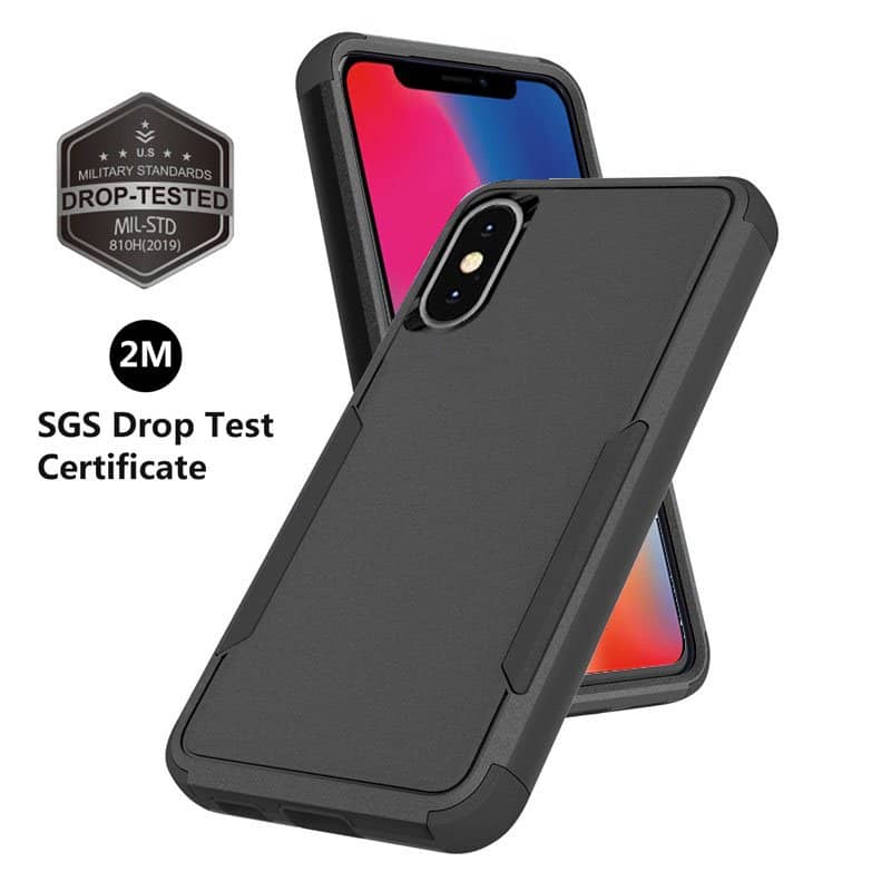 For Apple iPhone X / XS / XS Max / XR 3in1 Case Drop Resistant Defender Tradies Hybrid Armor Heavy Duty Rugged Shockproof Tough Cover