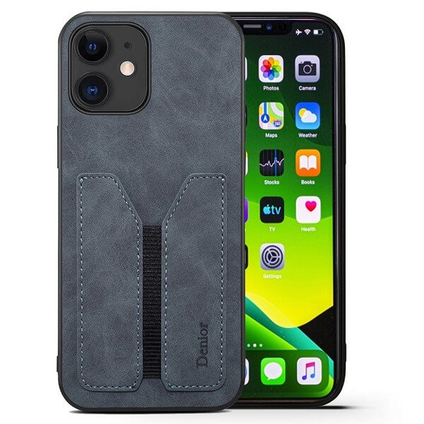 Denior For Apple iPhone 11 /11 Pro / 11 Pro Max Leather Case with Elastic Wallet Card Holder Slot Pocket Cover