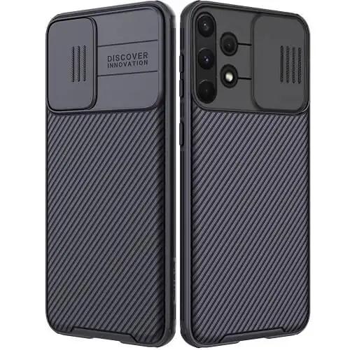 Nillkin Samsung Galaxy A32 4G Case, CamShield Series Slim Stylish Protective Case with Slide Camera Cover - Black