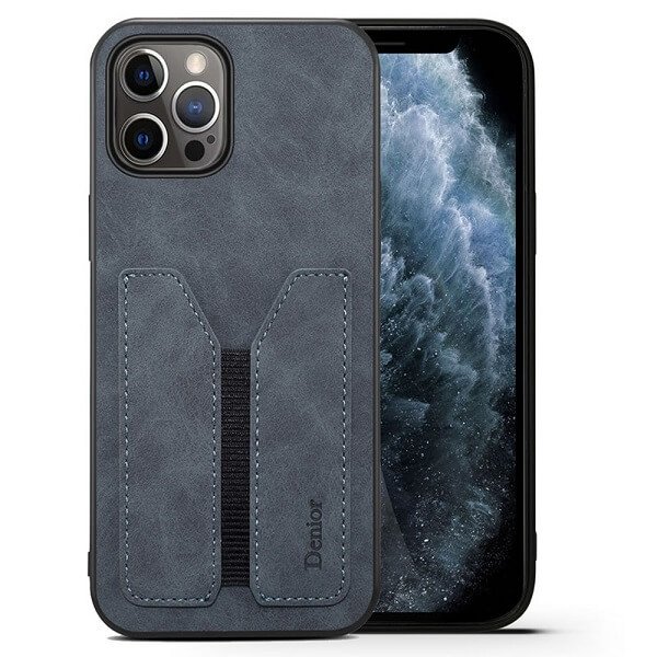 Denior For Apple iPhone 11 /11 Pro / 11 Pro Max Leather Case with Elastic Wallet Card Holder Slot Pocket Cover