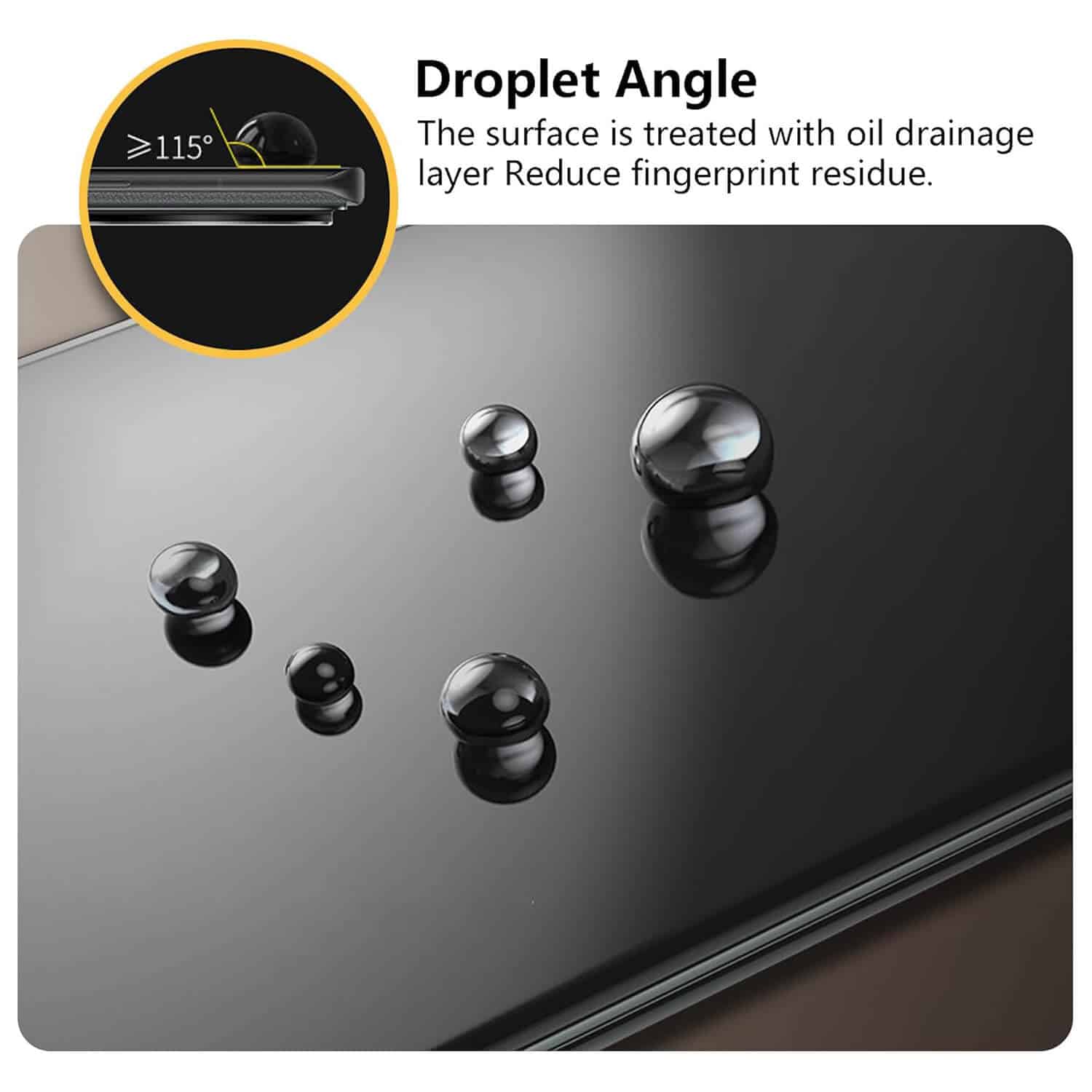 [1 Pack] For OPPO Reno 13 Pro 5G Full Coverage Tempered Glass Screen Protector (Black)