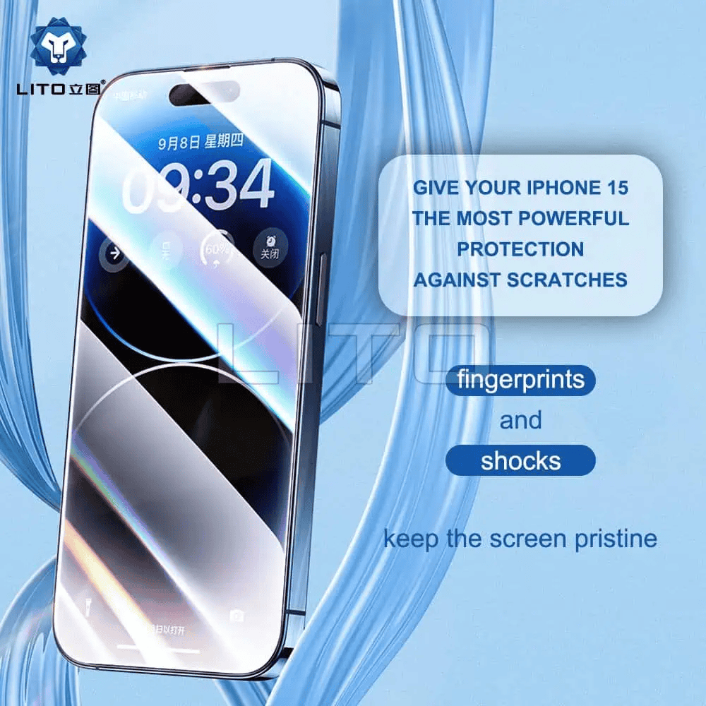 [1 Pack] LITO Apple iPhone Screen Protector Tempered Glass Film Guard ( Clear )