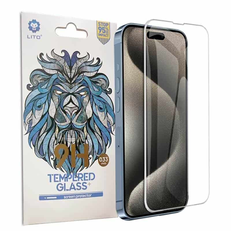 [1 Pack] LITO Apple iPhone Screen Protector Tempered Glass Film Guard ( Clear )