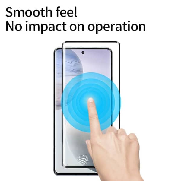 [1 Pack] Oppo Reno 10 5G Full Glue Full Coverage Tempered Glass Screen Protector (Black)