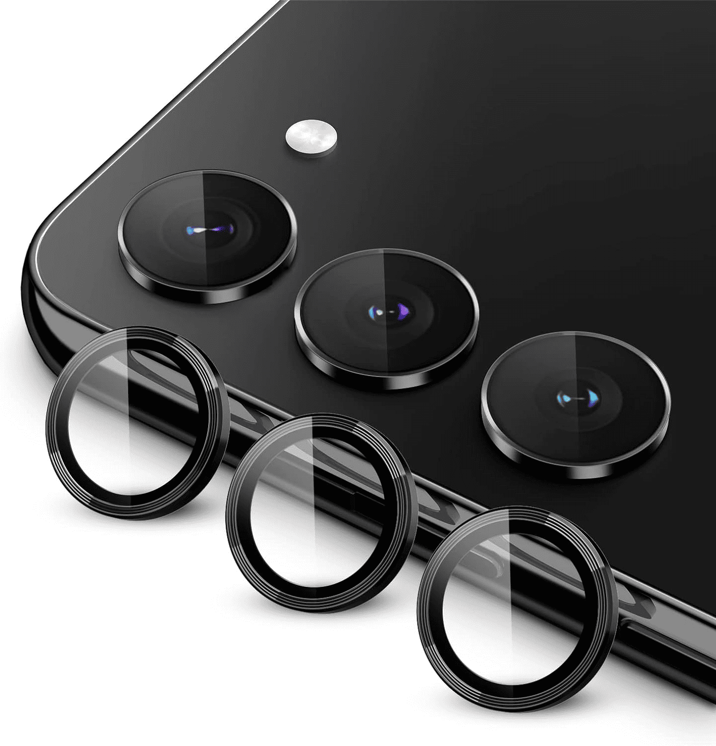 For Samsung Galaxy S23 FE Metal Individual Ring Protector Cover For Camera Lens