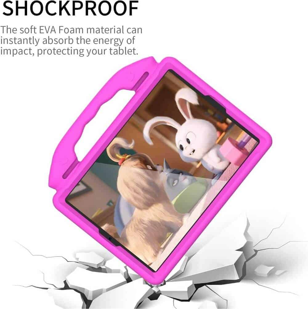 For Apple iPad 9th /8th /7th Gen 10.2 inch Thumbs UP Kids Lightweight Convertible Handle Protective Shockproof Case Cover