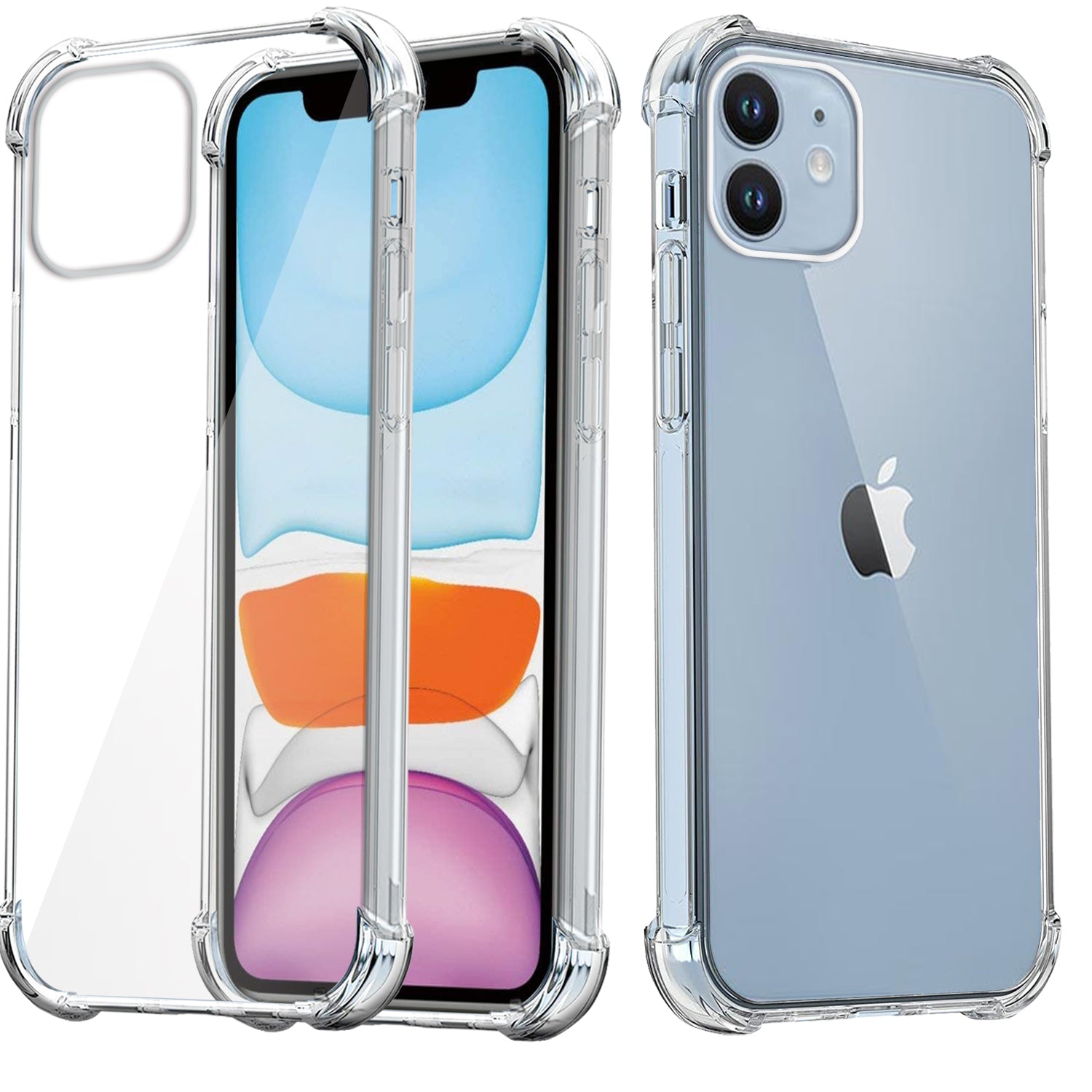 For Apple iPhone 11 / 11 Pro /11 Pro Max SupRShield Clear Case Shockproof Tough Hard Gel Clear Anti knock Air Cushion Cover