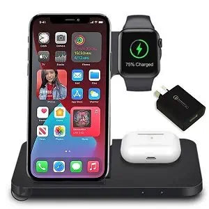 15W 3in1 Wireless Charging Stand