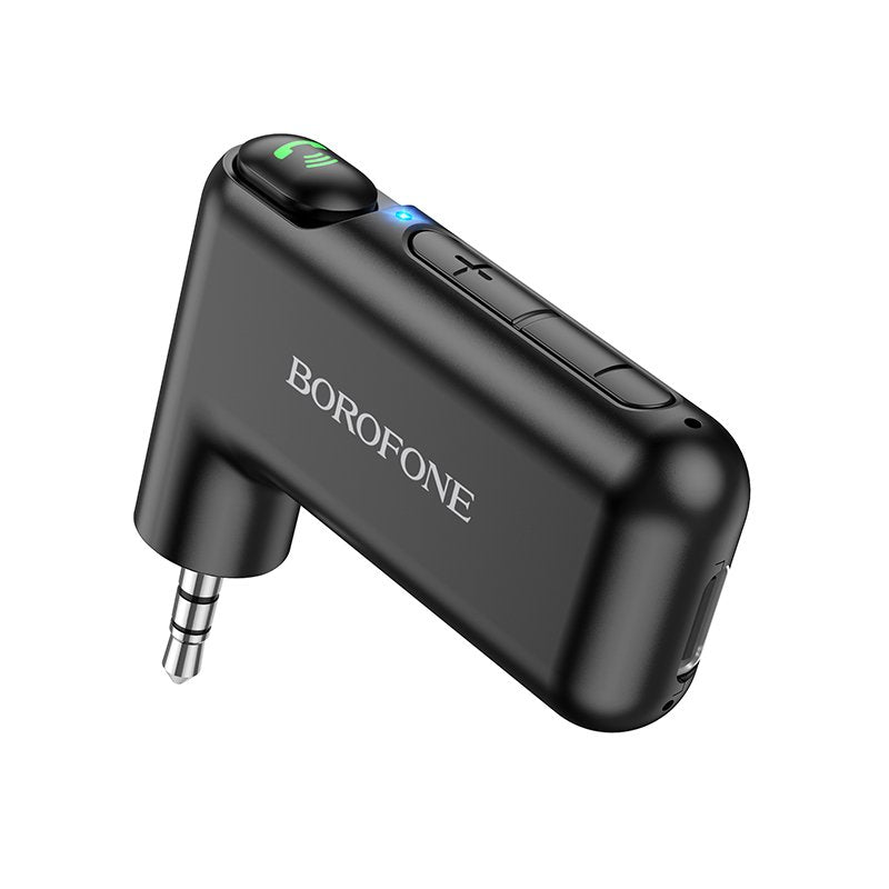 Borofone BC35 3.5mm Car Aux Bluetooth Car Receiver Music Call Transmitter Handsfree for Car Home Stereo Speaker Amplifier