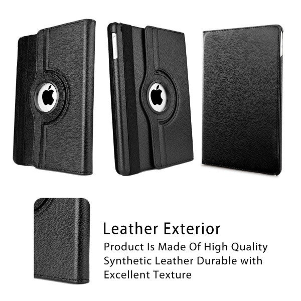 Apple iPad 10th Gen Smart Leather Case, 10th Generation 10.9 inch Rotating 360 Degree Stand Cover (Navy Blue)