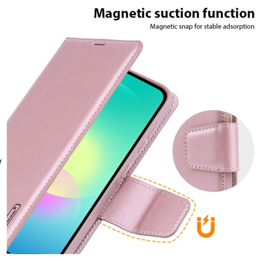 For Samsung Galaxy A27 5G Hanman Wallet Case Flip Leather Card Slots Magnetic Stand Cover