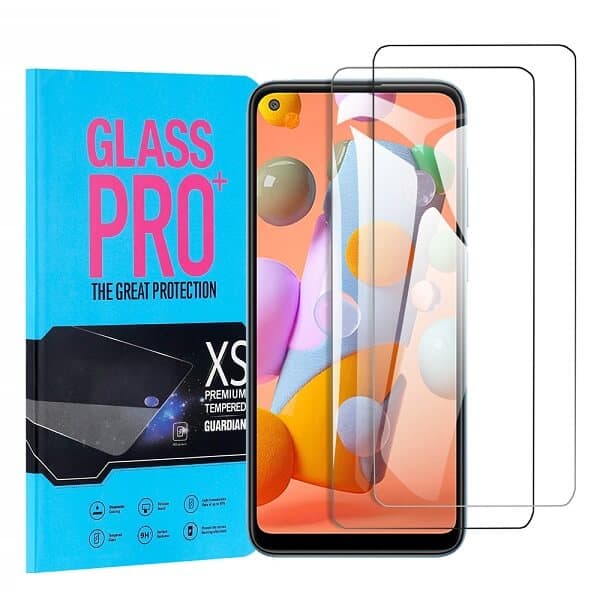 [2 Pack ] Samsung Galaxy A11 Screen Protector Full Cover Tempered Glass Film Guard