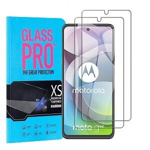 [ 2 Pack ] Motorola Moto G 5G Screen Protector Anti Scratch Full Coverage Tempered Glass Film Guard