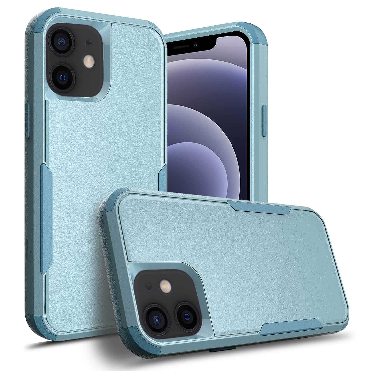 For Apple iPhone 12/12 Pro/ 12 Pro Max /12 Mini 3in1 Case Drop Resistant Defender Tradies Hybrid Armor Heavy Duty Rugged Shockproof Tough Cover
