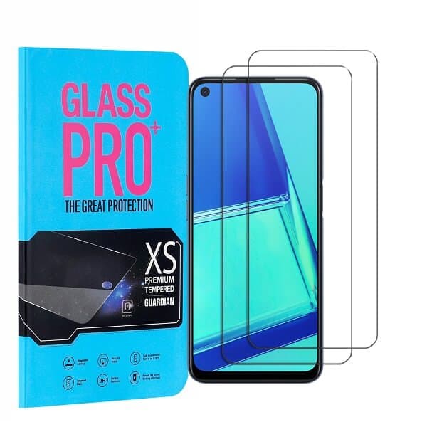 [2 Pack] Oppo A52 Tempered Glass Clear Full Coverage LCD Screen Protector Film Guard