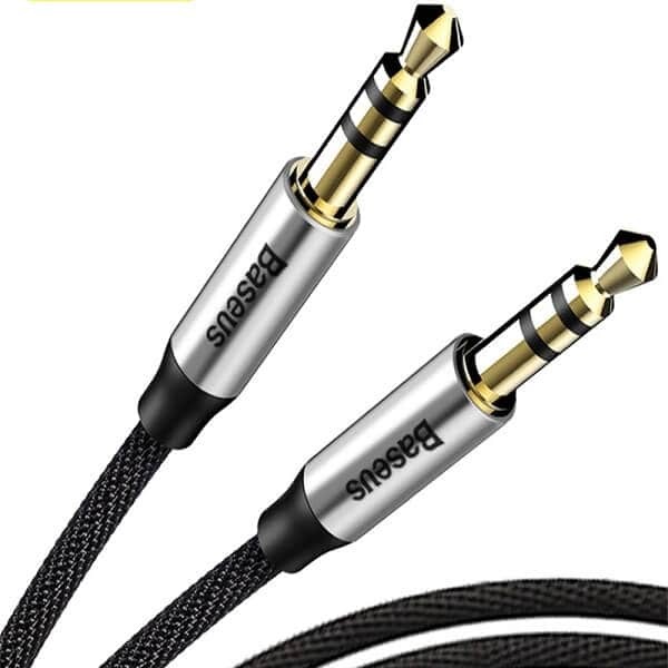 Baseus 3ft /1M 3.5mm Aux Auxiliary Cable Male to Male Audio Stereo Cord For Car, Headphones, iPods, iPhones, iPads, Tablets, Smart Phones