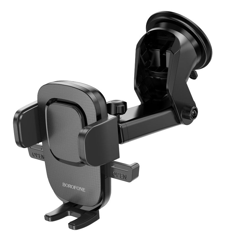 Borofone BH60 Dashboard & Windshield Universal Car Mount Phone Holder with Suction Cup and Telescopic Arm for iPhone, Samsung, Google, Nokia