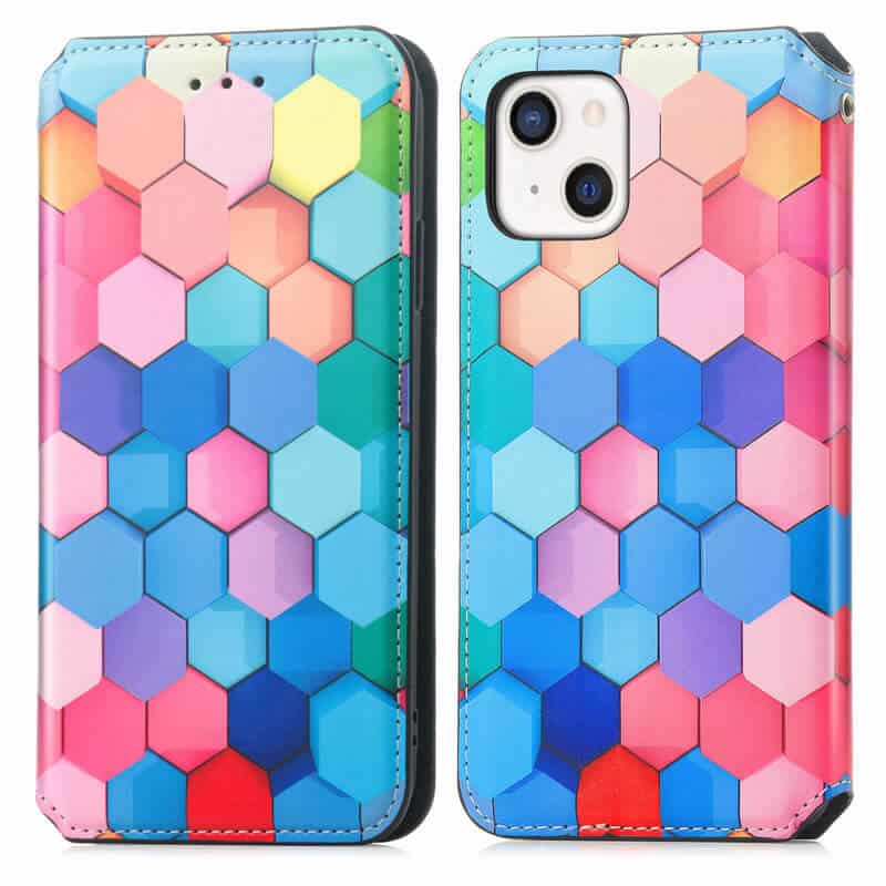 CaseNeo For Apple iPhone 13 /13 Pro / 13 Pro Max / 13 Mini Leather Wallet Flip Case With RFID Blocking Credit Card Holder Slots Cover