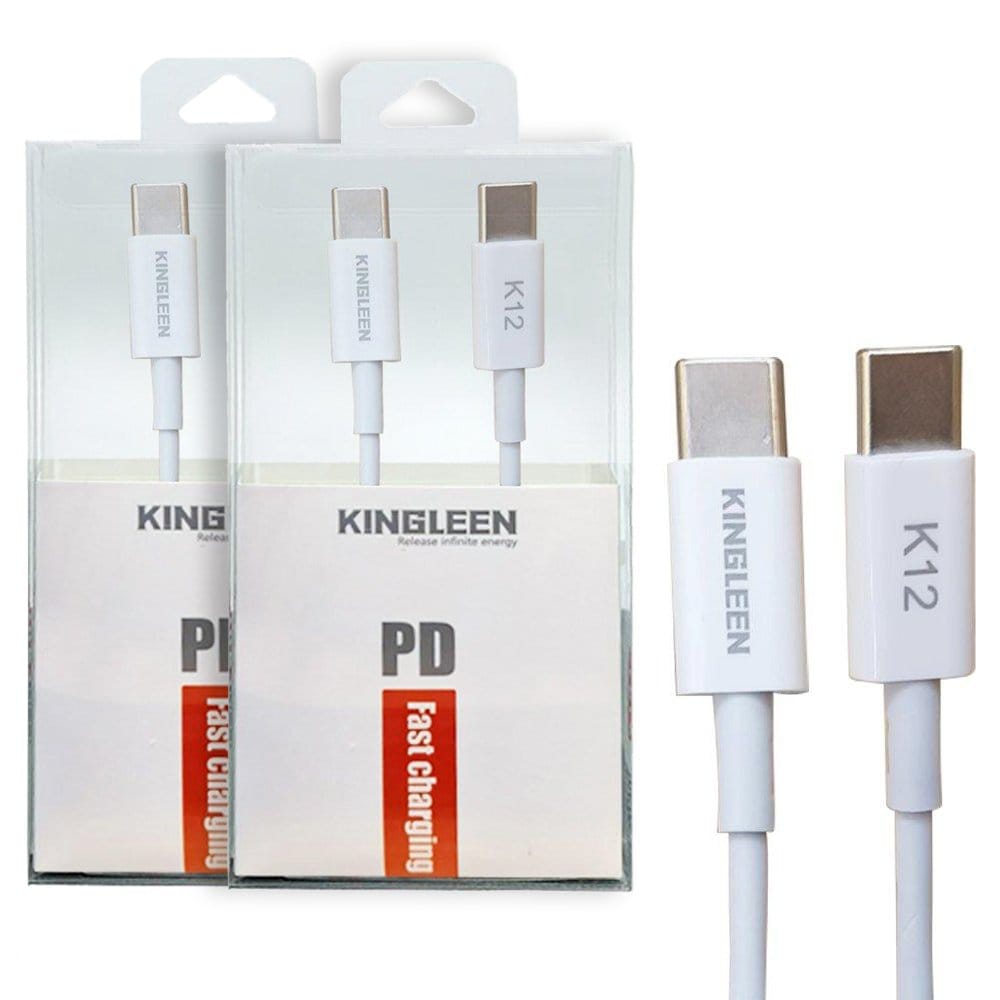 2 Pack KINGLEEN K12 PD Super Fast Charging Cable