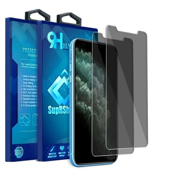 [2 Pack] Apple iPhone 11 /11 Pro / 11 Pro Max SupRShield Anti Spy Privacy Tempered Glass LCD Screen Protector Film Guard