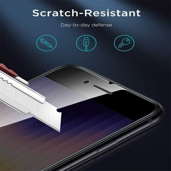 [2 Pack] Apple iPhone SE 2022 Anti Spy Privacy Tempered Glass LCD Screen Protector Film Guard