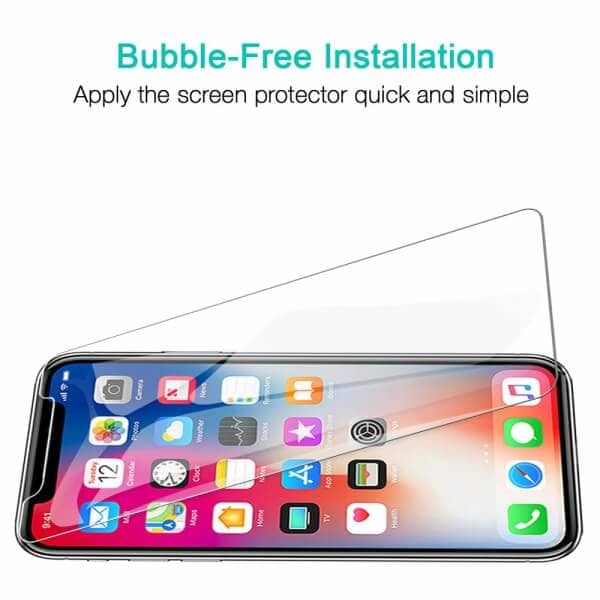 [2 Pack ] Apple iPhone X XS Tempered Glass LCD Screen Protector Film Guard